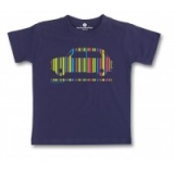 Bar codes Austin Mini t-shirt navy / short sleeves 