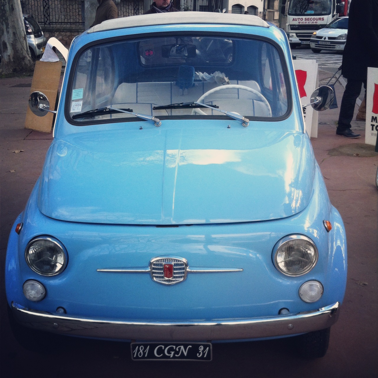 Fiat 500 au Grand Rond