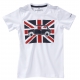  T-shirt Austin Mini drapeau anglais manches courtes - blanc