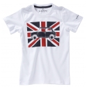 Short sleeves Austin Mini Union Jack t-shirt for kids