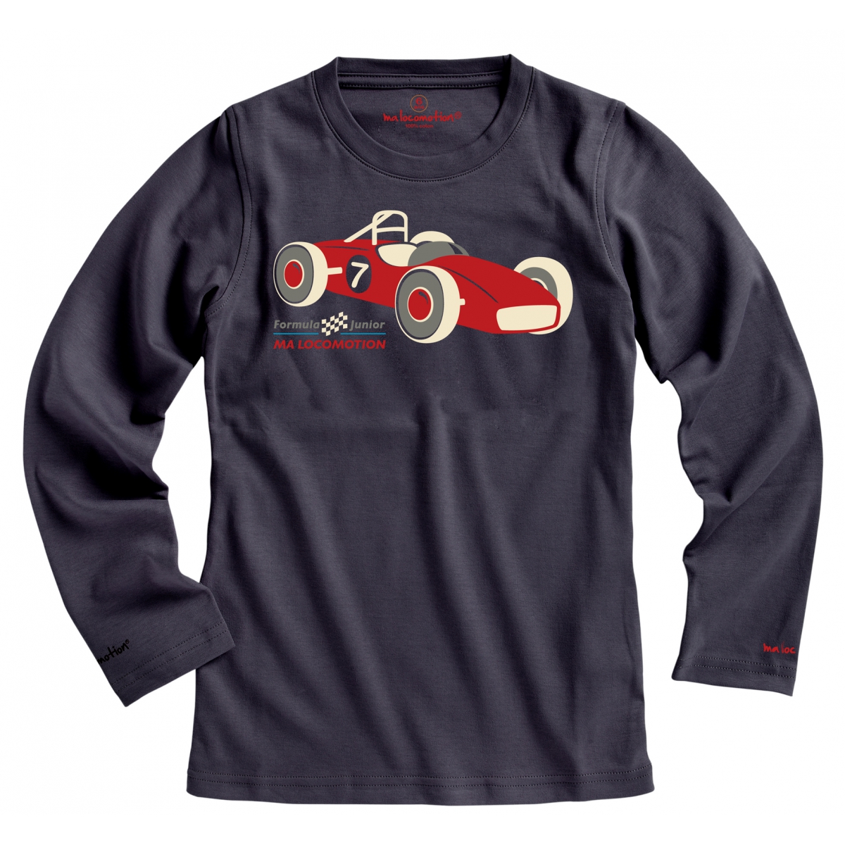 Racing car t-shirt - anthracite grey