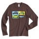 Austin Mini pop art t-shirt - brown