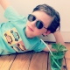 Austin Mini pop art t-shirt for kids - mint green