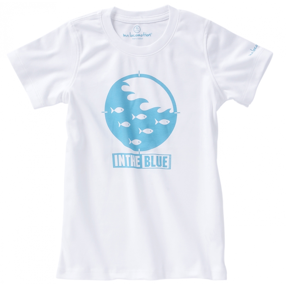 In the blue t-shirt