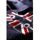  T-shirt marine Austin Mini drapeau anglais 