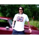 T-shirt Austin Mini drapeau anglais manches courtes