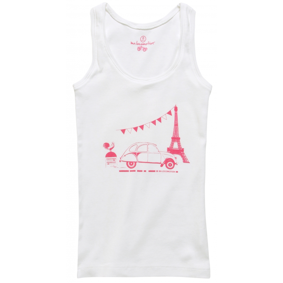 Débardeur 2CV Paris Tour Eiffel