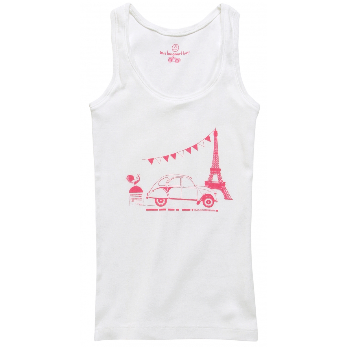 Débardeur 2CV Paris Tour Eiffel