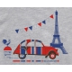 T-shirt 2CV Paris Tour Eiffel
