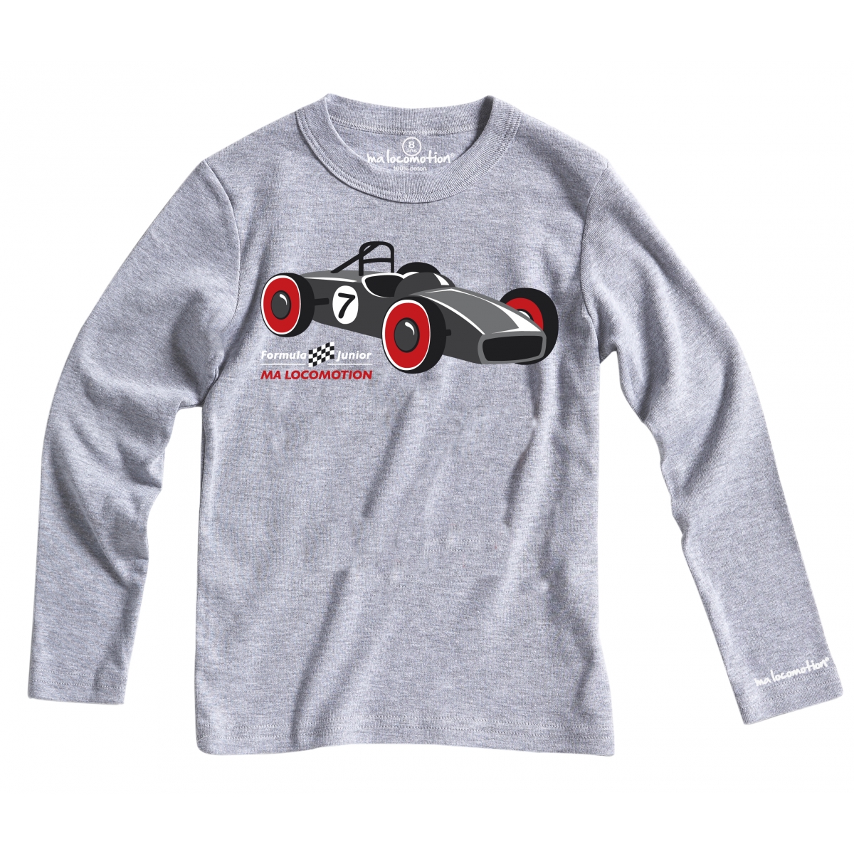 Racing car T-shirt - Silver grey