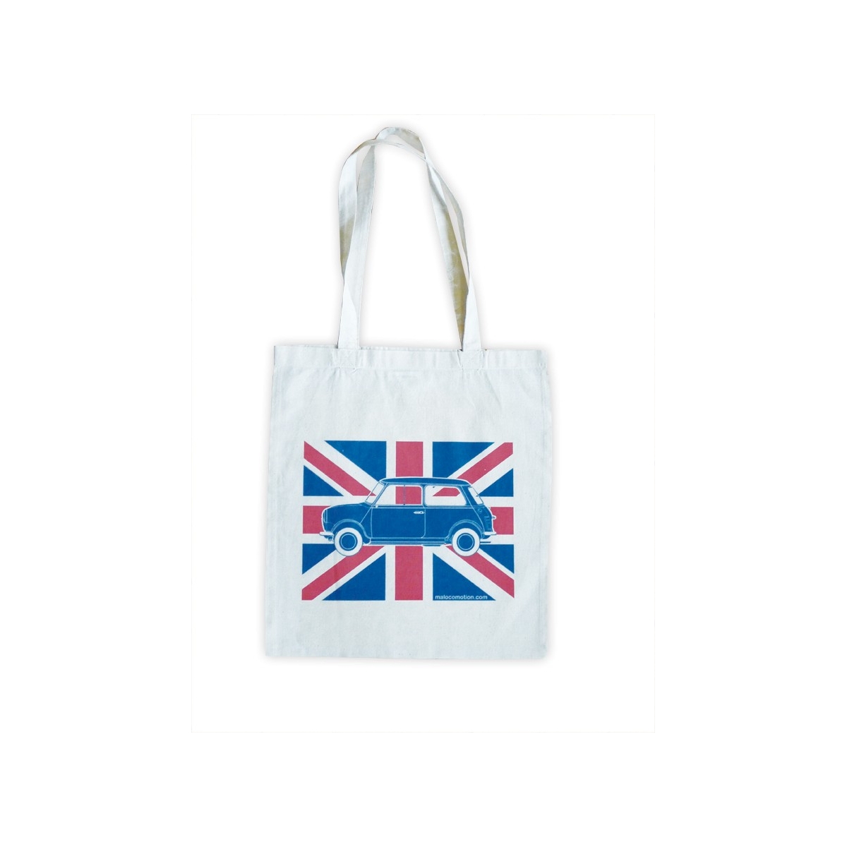 Austin Mini Union Jack tote bag