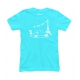 Neon blue 2CV T-shirt